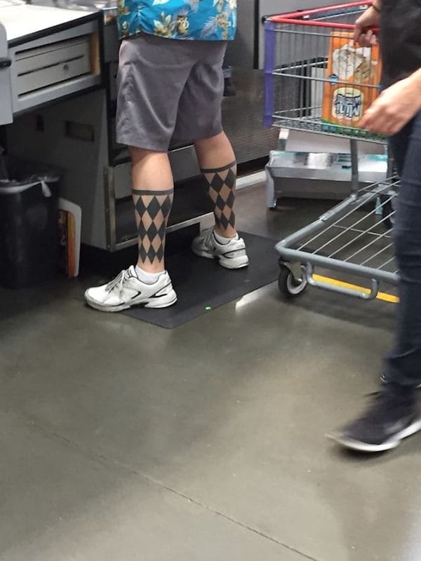 Calcetines tatuados