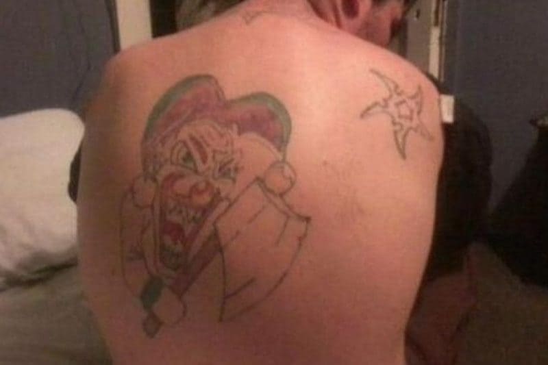 Payaso asesino tattoo