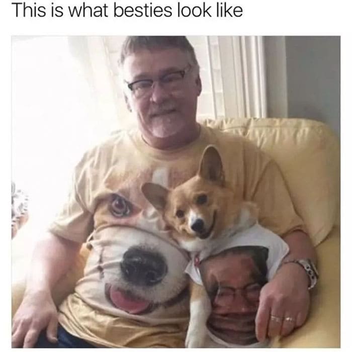 hombre con su perro